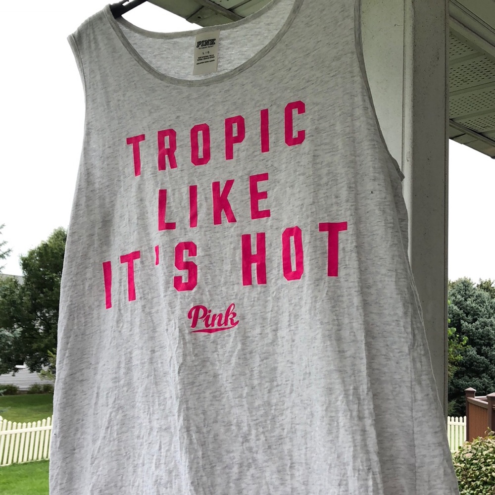 Pink tank top
